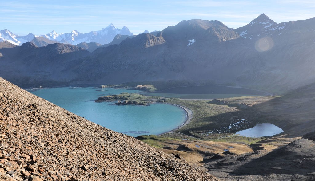 Cumberland Bay on the eastern side of South Georgia.