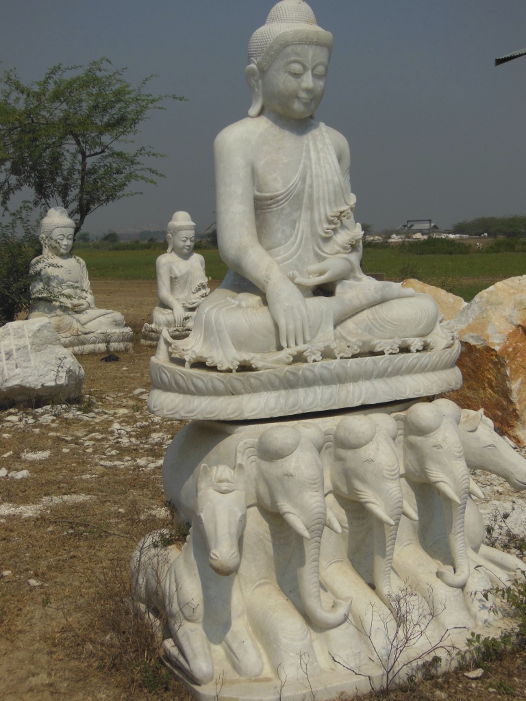 Mogom marble Buddhas.