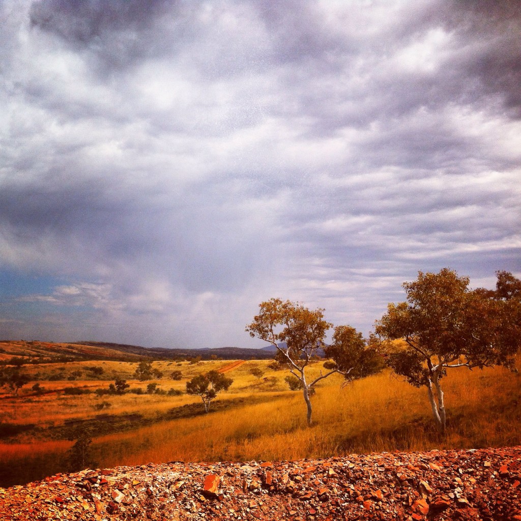 The wet season closing in.