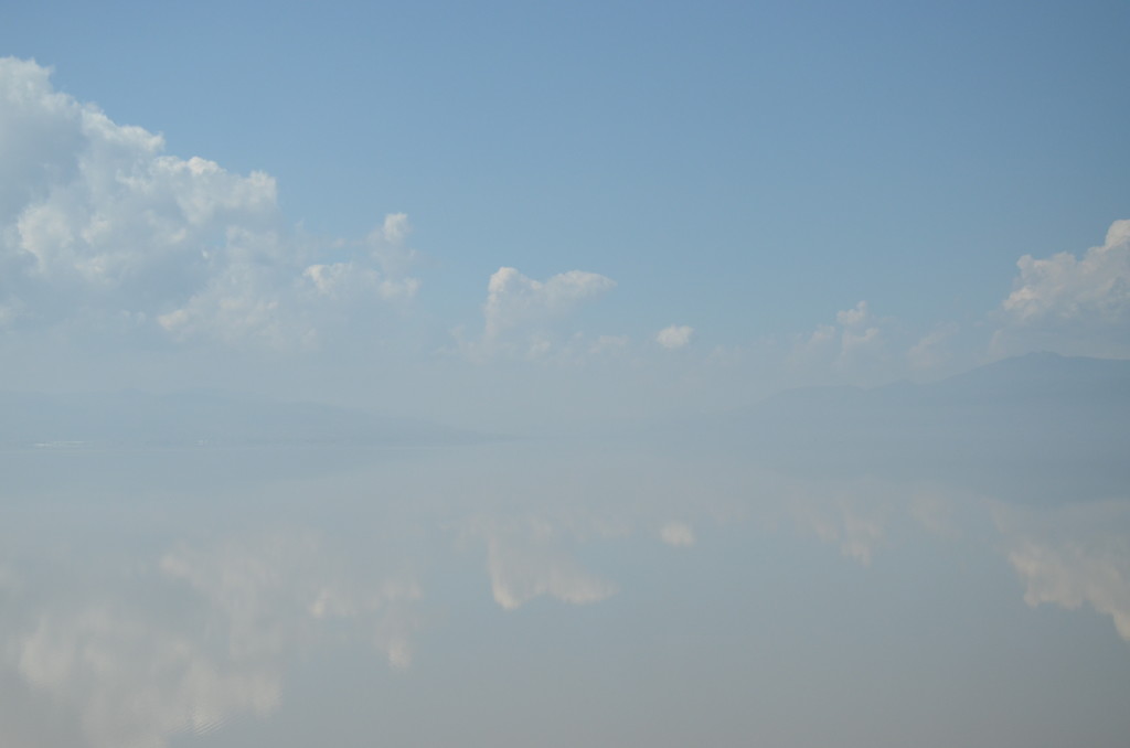 ‘Invisible’ Lake Cuitzeo, in one of the east-west trending intra-arc basins of the Trans Mexican Volcanic Belt