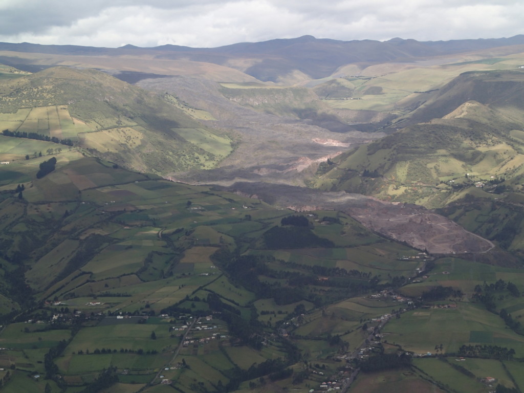 Lava flow south of Quito