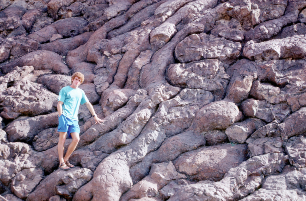 Fig. 6. The classic Geotimes pillow lavas. Wadi Jizzi, Oman.