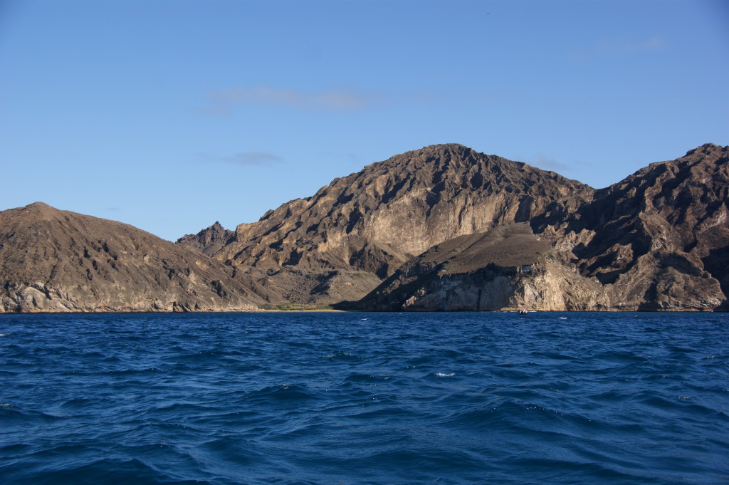 Island in the east are not volcanically active, hence their more eroded nature