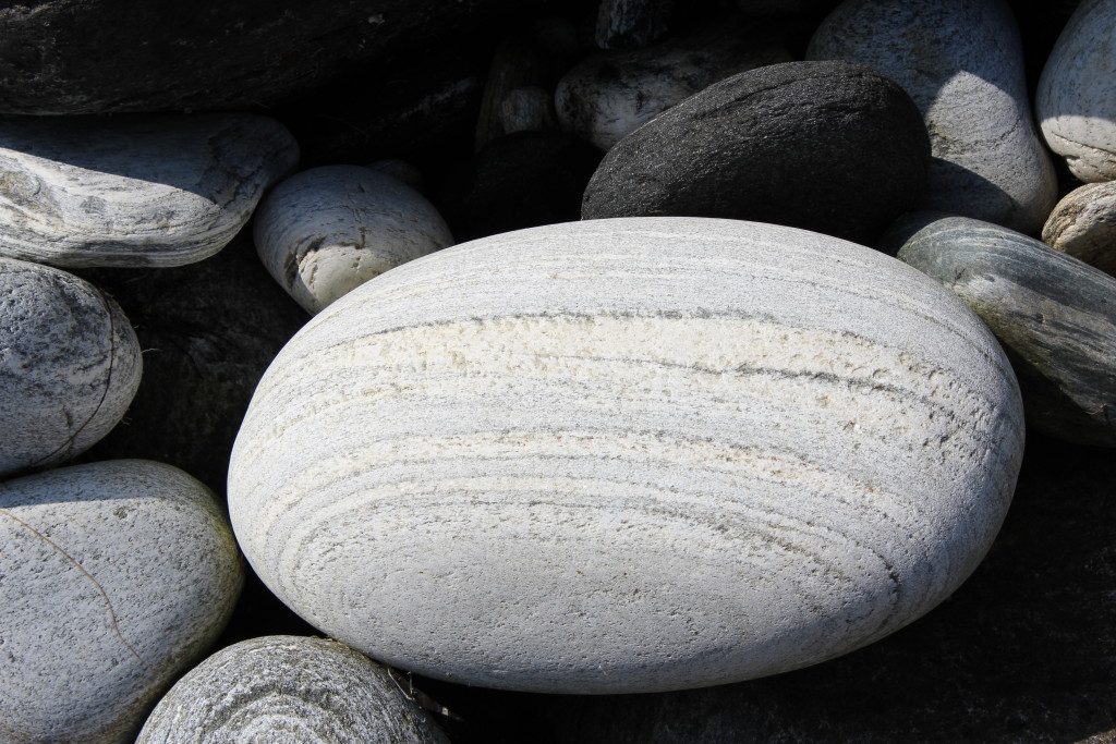 Gneiss boulder from the Western Gneiss Region