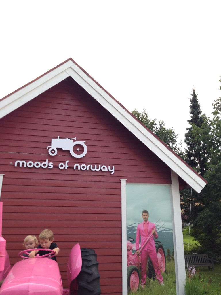 Norwegian fashion pays homage to its farmland heritage here at the headquarters for Moods of Norway in rural Stryn.