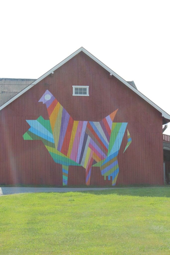 Barn painting in Norway