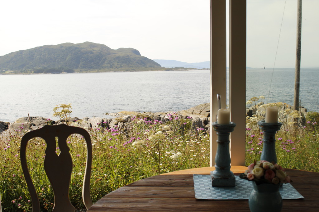 Window view of Selja island