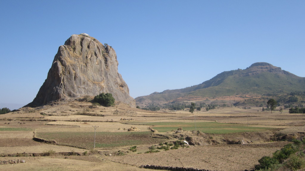 The road from Bahir Da to Lalibella.