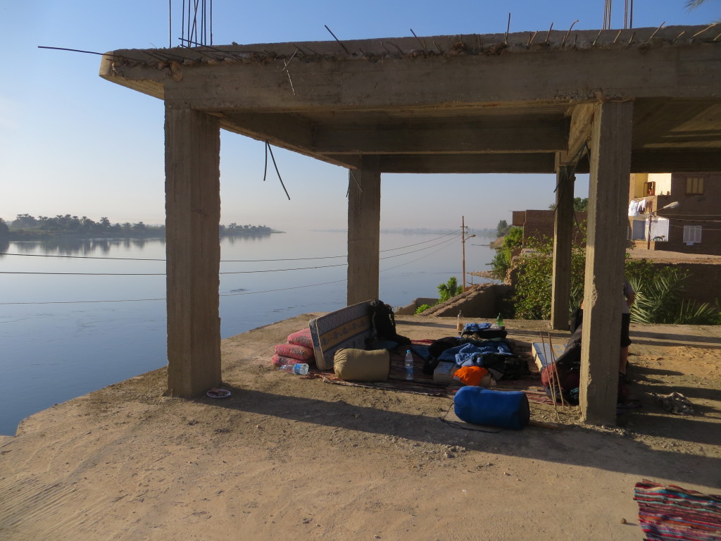 Undisrupted views of the Nile from the comfort of your sleeping bag.