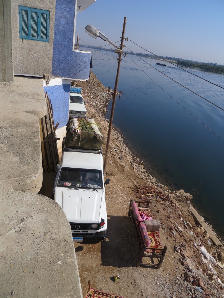 Our river side resort for the night in the town of Qena.