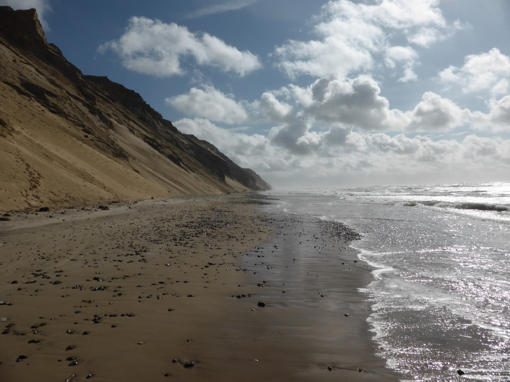 Fig. 2: Sea cliff in northern Denmark.