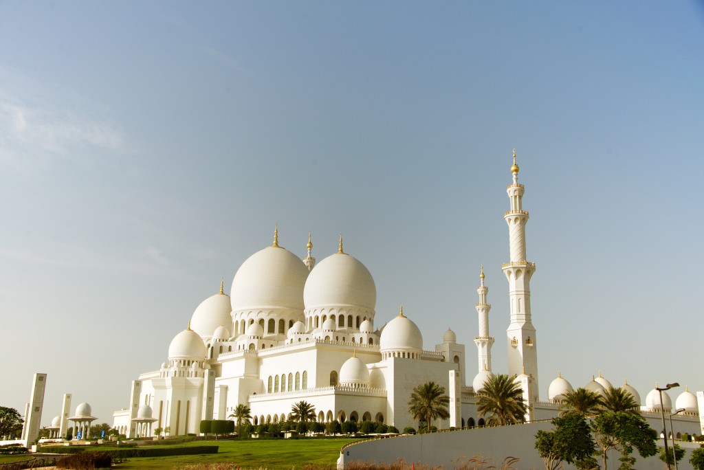 Sheikh Zayed Grand Mosque in Abu Dhabi