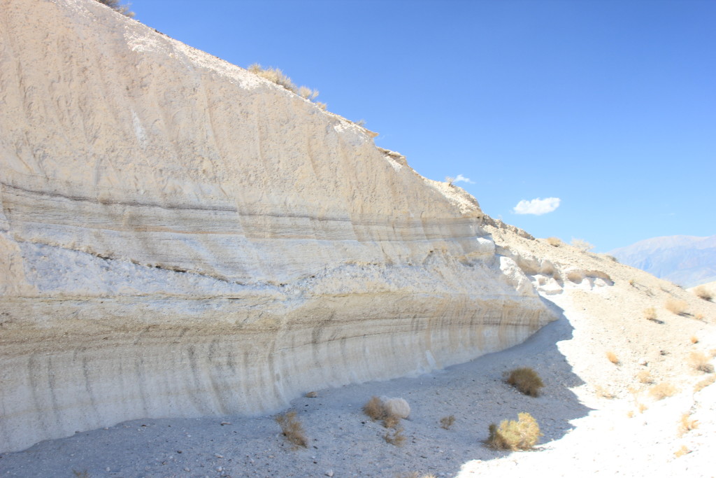 Airfall and ignimbrite deposits of the Bishop Tuff.