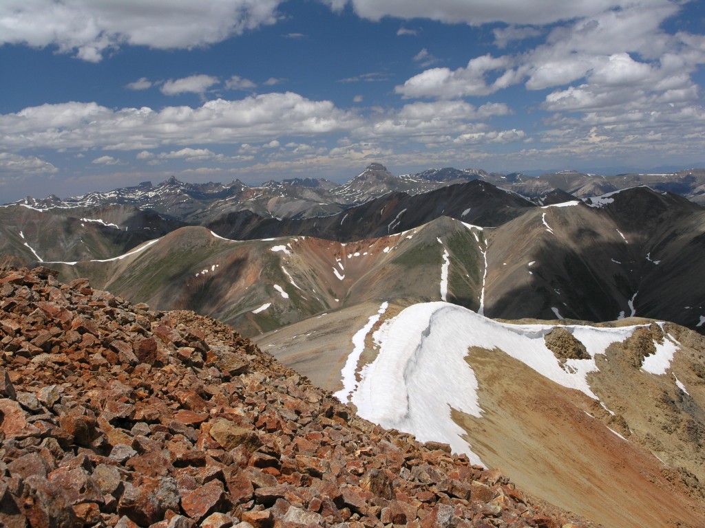 The view from Sunshine Peak