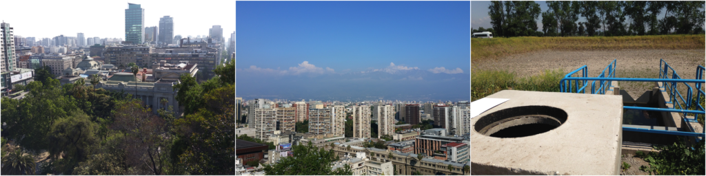 The city of Santiago de Chile and their Artificial Aquifer Recharge project.