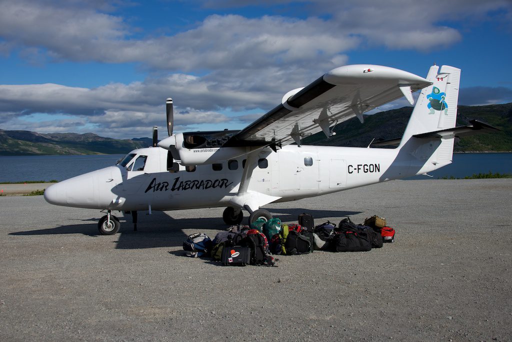 Figure 2: Our ride to Nain. Photo credit: Dominique Weis.