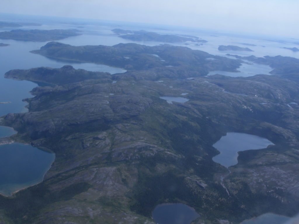 Figure 3: Landscape between Goose Bay and Nain.