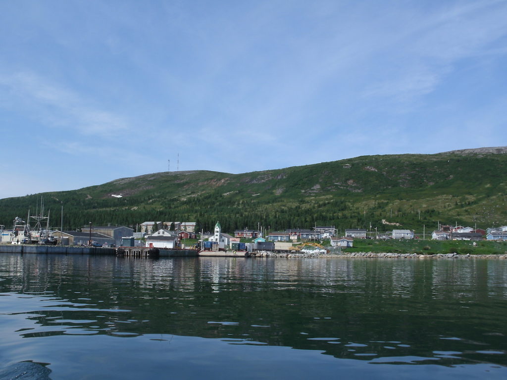 Figure 4: The city of Nain from the boat.