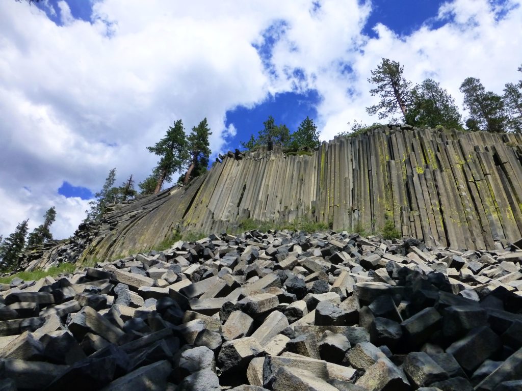 The Devil’s Postpile, near Mammoth