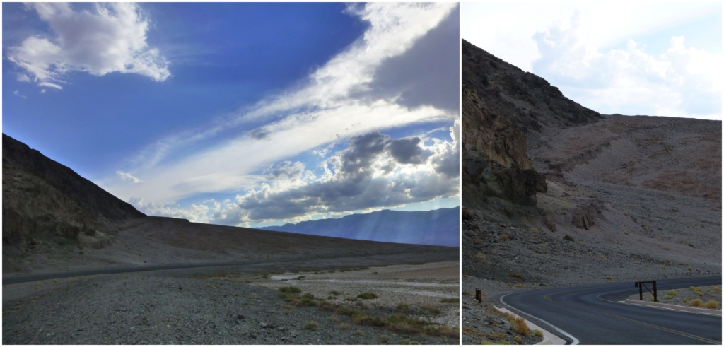 Death Valley – alluvial fan cut by recent fault