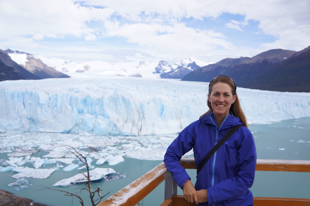 Enjoying a little geotourism at the Perito Moreno Glacier to conclude the field season