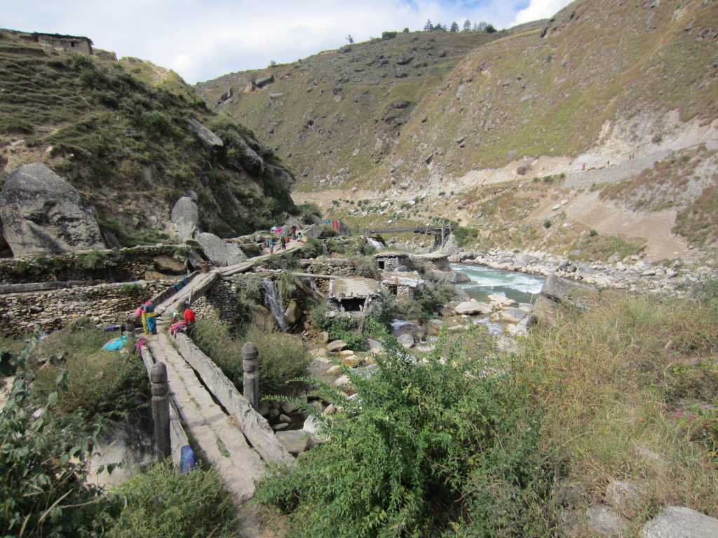 Photo 11: A small creek that is partially diverted to feed mills.