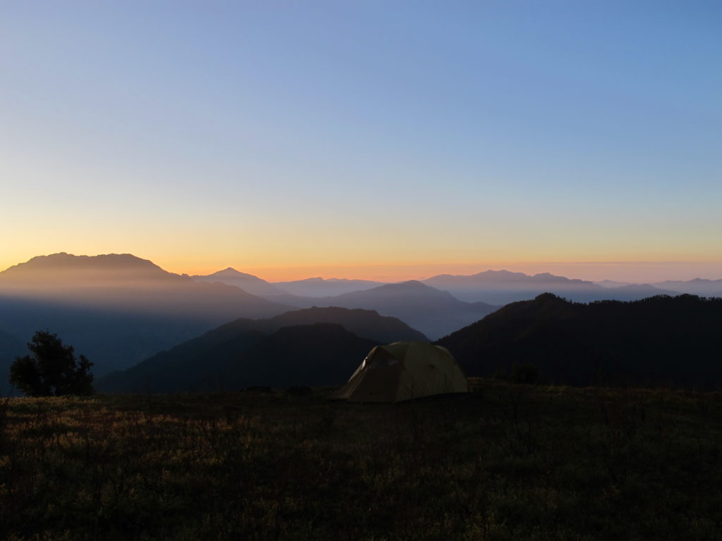 Photo 15: Peaceful sunrise over the Himalayan foreland. Photo courtesy of Zoe Braden.