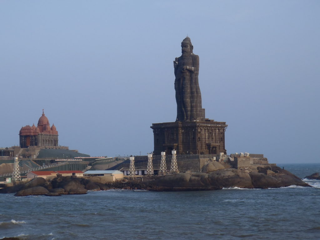 The statue out to sea at Kanyakumari. Photo: Eleanore Blereau