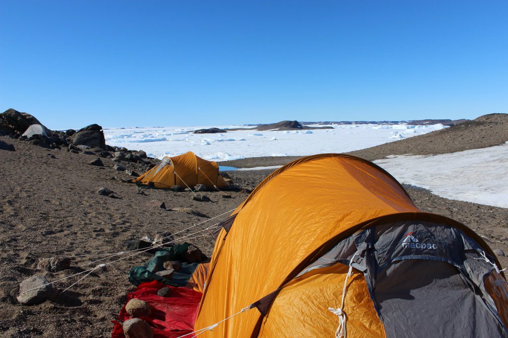 Our camp overlooking Paz Cove