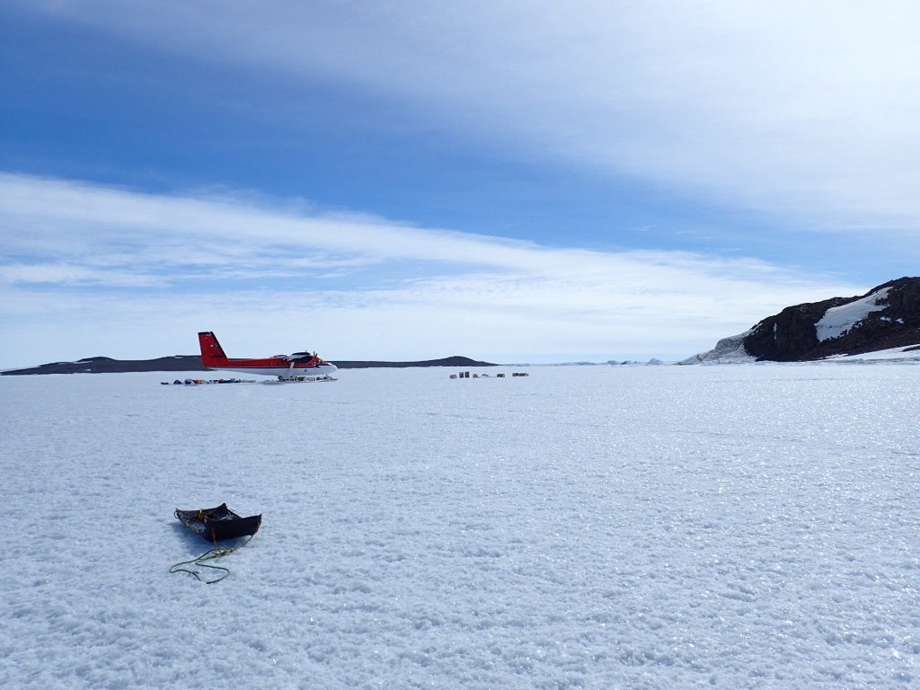 Twin Otter shortly after landing