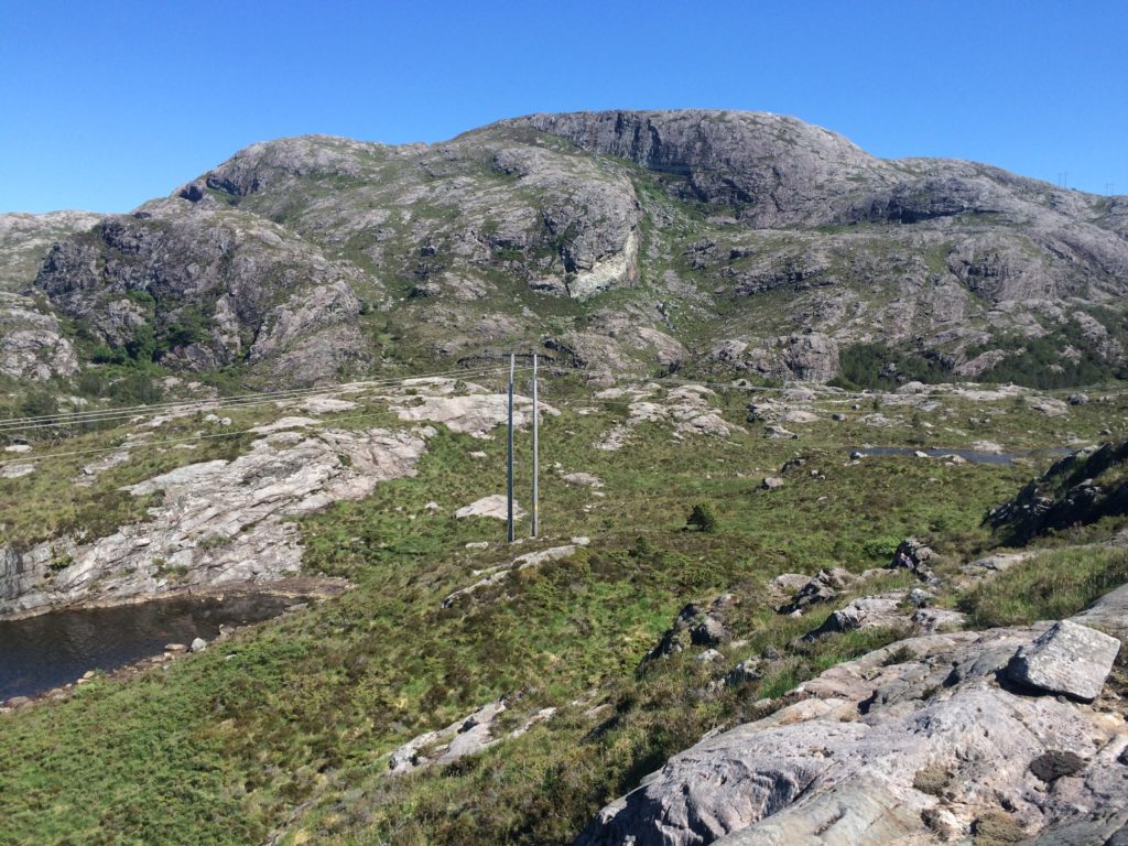 View across the arcs of Bergen