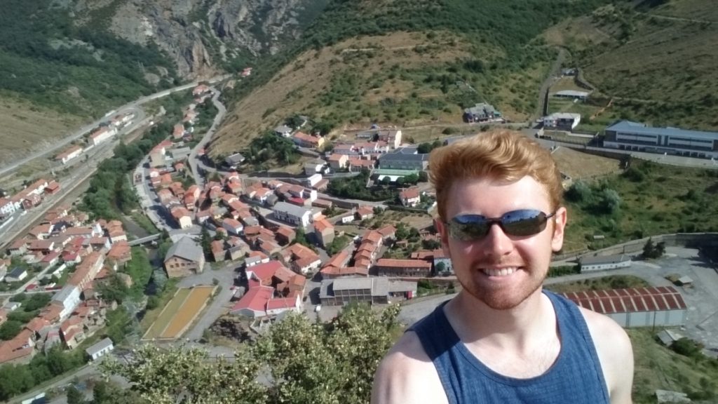 Figure 4 – Selfie overlooking Santa Lucia where we were based.