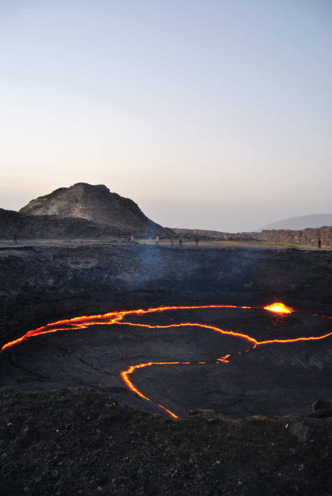 火山的边缘