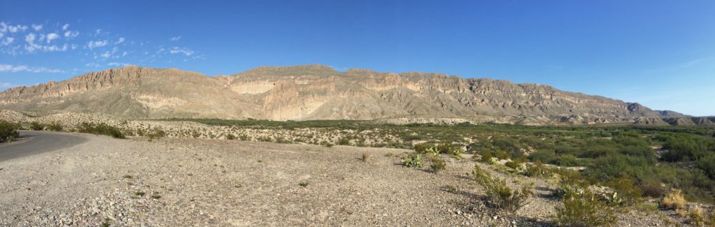 Laramide age thrust sheet in the Sierra del Carmen mountains.