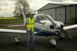 Flying over Scotland