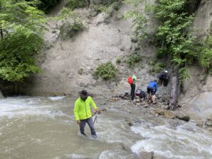 Paleomagnetic fieldwork in Switzerland with Dieke Gerritsen